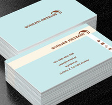 Czerwony dach, Nieruchomość, Wynajem mieszkań - Wizytówki Netprint