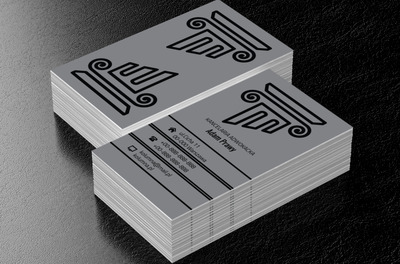 Czarna kolumna, Prawo, Kancelaria adwokacka - Wizytówki Netprint