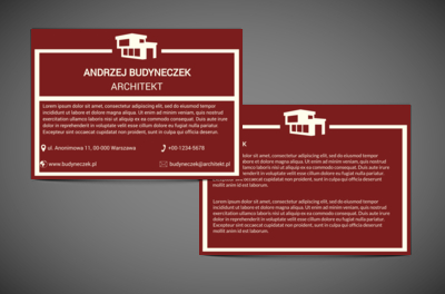 Elektryzujący kolor tła i jasna czcionka, Budownictwo, Architektura - Ulotki Netprint