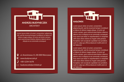 Jednobarwne tło w głębokiej tonacji, Budownictwo, Architektura - Ulotki Netprint