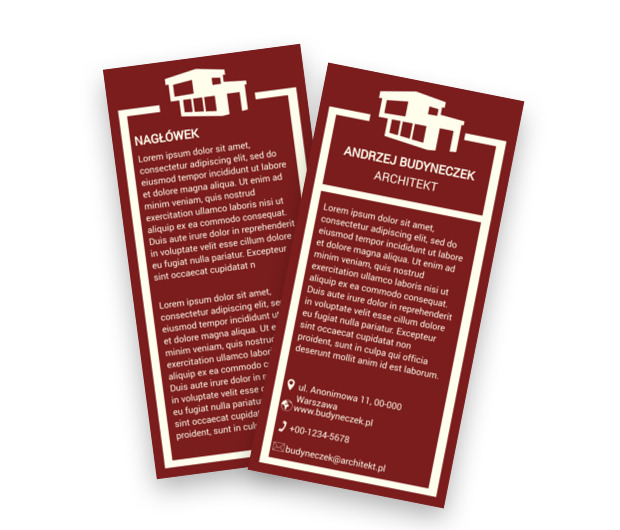 Skoncentruj się na jasnym kolorze, Budownictwo, Architektura - Ulotki Netprint szablony online