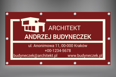 Realizacje zgodne z projektami, Budownictwo, Architektura - Banery Netprint