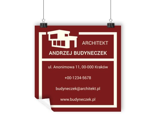 Siła prostych i klasycznych rozwiązań, Budownictwo, Architektura - Plakaty Wielkoformatowe Netprint szablony online