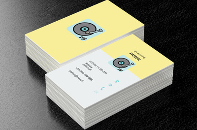 Adapter muzyczny, Rozrywka, DJ - Wizytówki Netprint