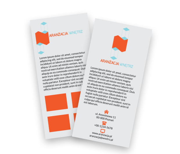 Otwórz się na barwę oraz kształt, Budownictwo, Aranżacja wnętrz - Ulotki Netprint szablony online