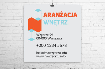 Aranżacja, czyli: kształty i kolory, Budownictwo, Aranżacja wnętrz - Plakaty Wielkoformatowe Netprint