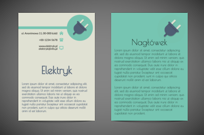 Podłączyć się do dobrej promocji, Budownictwo, Elektryk - Ulotki Netprint