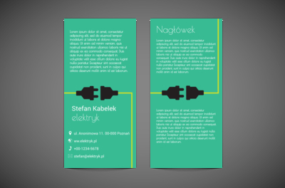 Równowaga i zgodność elementów, Budownictwo, Elektryk - Ulotki Netprint