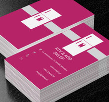 Lodówka na różowym tle, Sprzedaż, RTV i AGD - Wizytówki Netprint