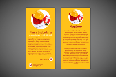 W szponach innego, lepszego jutra, Budownictwo, Firma budowlana - Ulotki Netprint