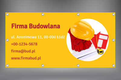 Nie ma to jak element zaskoczenia, Budownictwo, Firma budowlana - Banery Netprint