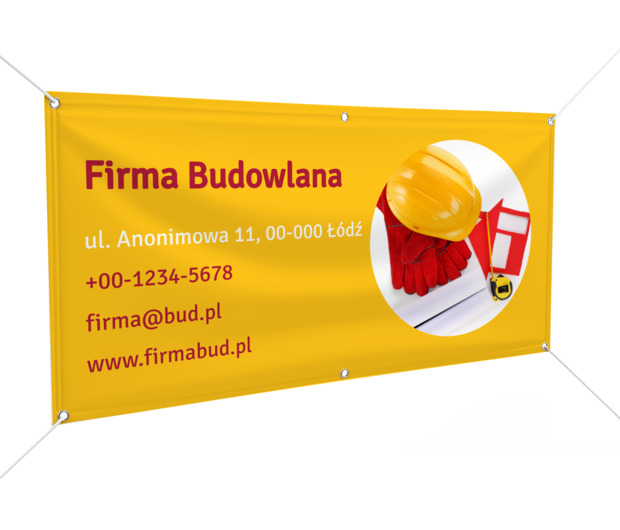 Nie ma to jak element zaskoczenia, Budownictwo, Firma budowlana - Banery Netprint szablony online