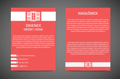 Mieszając potrzeby i pragnienia, Budownictwo, Okna Drzwi - Ulotki Netprint