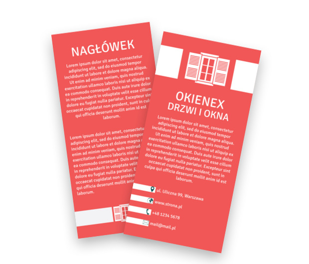 Piękno to My! Firma na medal…, Budownictwo, Okna Drzwi - Ulotki Netprint szablony online