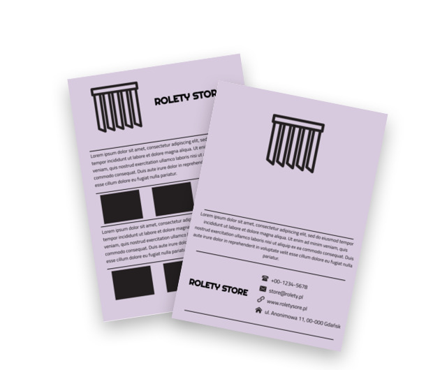 Piękno to My!!! Firma na medal…, Budownictwo, Rolety - Ulotki Netprint szablony online