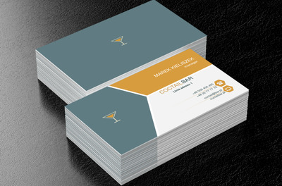 Prosta i ciekawa kompozycja, Gastronomia, Bar - Wizytówki Netprint