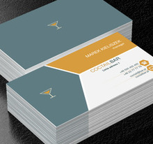 Prosta i ciekawa kompozycja, Gastronomia, Bar - Wizytówki Netprint