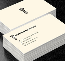 Kontur śruby, Sprzedaż, Materiały budowlane - Wizytówki Netprint
