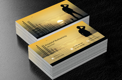 Architekt na budowie, Budownictwo, Architektura - Wizytówki Netprint