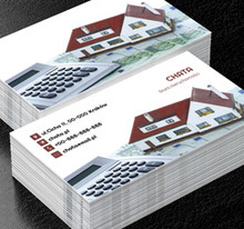 Makieta domu, Nieruchomość, Biuro nieruchomości - Wizytówki Netprint