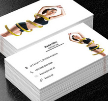 Kobieta opleciona metrem, Zdrowie i uroda, Dietetyk - Wizytówki Netprint