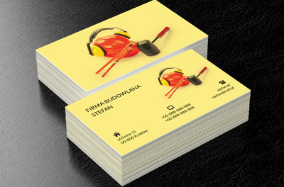 Akcesoria budowlańca, Budownictwo, Firma budowlana - Wizytówki Netprint