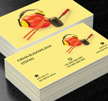 Akcesoria budowlańca, Budownictwo, Firma budowlana - Wizytówki Netprint
