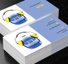 Niebieski kask, Budownictwo, Firma budowlana - Wizytówki Netprint