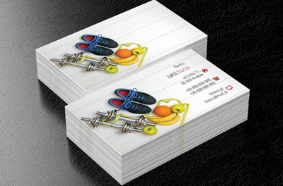 Buty i ciężarki, Zdrowie i uroda, Fitness - Wizytówki Netprint