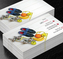 Buty i ciężarki, Zdrowie i uroda, Fitness - Wizytówki Netprint