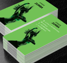 Tańcząca kobieta, Zdrowie i uroda, Fitness - Wizytówki Netprint