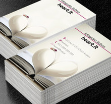 Serce z kartek, Fotografia, Fotograf ślubny - Wizytówki Netprint