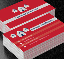 Domki jednorodzinne, Budownictwo, Deweloper - Wizytówki Netprint