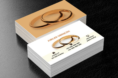 Klasyczne obrączki, Sprzedaż, Jubiler - Wizytówki Netprint