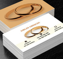 Klasyczne obrączki, Sprzedaż, Jubiler - Wizytówki Netprint