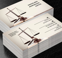 Waga sprawiedliwości, Prawo, Kancelaria adwokacka - Wizytówki Netprint