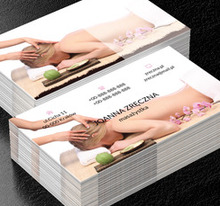 Masaż głowy, Medycyna, Masażysta - Wizytówki Netprint