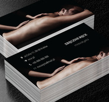 Masaż mężczyzny, Medycyna, Masażysta - Wizytówki Netprint