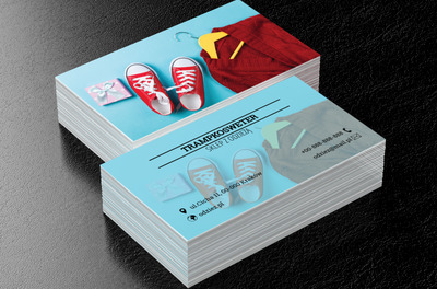 Trampki i sweter, Sprzedaż, Odzież - Wizytówki Netprint