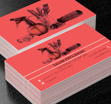 Atrybuty fryzjerskie, Zdrowie i uroda, Salon fryzjerski - Wizytówki Netprint