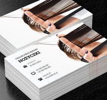 Profesjonalne cięcie, Zdrowie i uroda, Salon fryzjerski - Wizytówki Netprint