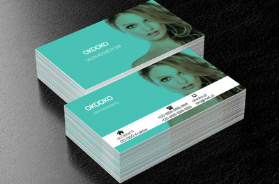 Piękna kobieta, Zdrowie i uroda, Salon kosmetyczny - Wizytówki Netprint