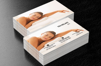 Marząca kobieta, Zdrowie i uroda, SPA - Wizytówki Netprint