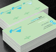 Pastelowe kieliszki, Gastronomia, Bar - Wizytówki Netprint