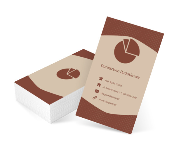 Blado bordowe koło, Finanse i ubezpieczenia, Doradztwo podatkowe - Wizytówki Netprint szablony online