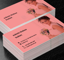 Zamyślona panna młoda, Sprzedaż, Suknie ślubne - Wizytówki Netprint