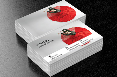 Hiszpańskie flamenco, Edukacja, Szkoła tańca - Wizytówki Netprint