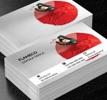 Hiszpańskie flamenco, Edukacja, Szkoła tańca - Wizytówki Netprint