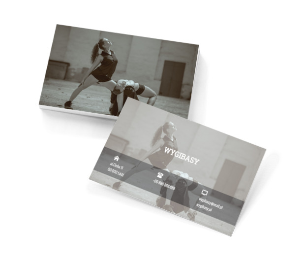 Tańcząca para, Edukacja, Szkoła tańca - Wizytówki Netprint szablony online