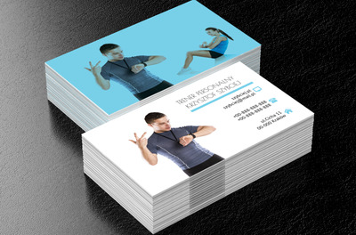Trening personalny, Zdrowie i uroda, Trener personalny - Wizytówki Netprint